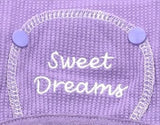 Sweet Dreams Long John Thermal Pajamas in color Lavender - Daisey's Doggie Chic
