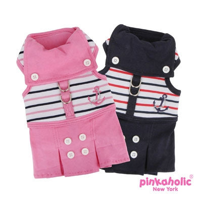 Pinkaholic NY "Middy Flirt Harness Dress" in 2 colors - Daisey's Doggie Chic