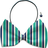 Newport Beach - Fun Party Themed Bowtie 2-Pack set with Charm Accessory for Dogs or Cats - Daisey's Doggie Chic