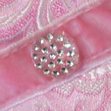 Doggie Design Pink Silver Brocade Jeweled Plush Faux Minky Fur Harness Vest with matching Leash - Daisey's Doggie Chic