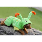 Cute Green Dragon Cartoon Character Plush Costume Pajama Coat for Dogs - Assorted Characters in 5 Sizes - Daisey's Doggie Chic