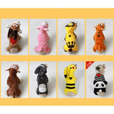 Cute Green Dragon Cartoon Character Plush Costume Pajama Coat for Dogs - Assorted Characters in 5 Sizes - Daisey's Doggie Chic