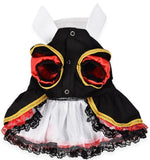 Queen of Hearts (Alice in Wonderland) Dog Costume with Heart Charm - Daisey's Doggie Chic