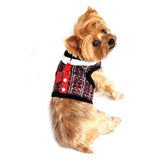 Doggie Design Tweed Plush Faux Minky Fur Harness Vest with Leash - available in 2 colors - Daisey's Doggie Chic