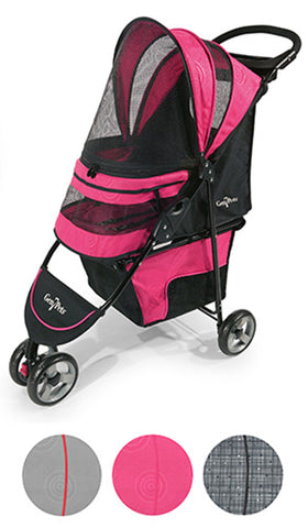 Regal Plus Pet Stroller  - available in 3 color patterns - Gen7Pet - Daisey's Doggie Chic