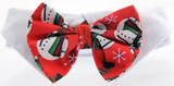 Satin Bow Tie and Dress-up Collar Bundled Set Comes with 4 Holiday Bow Ties - Daisey's Doggie Chic