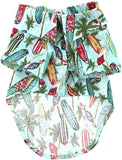 Camp Shirt in color Hawaiian Surfboards & Palms - Daisey's Doggie Chic
