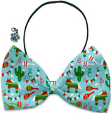 Pinata Fiesta Old Western Style - Fun Party Themed Bowtie 2-Pack set with Charm Accessory for Dogs or Cats - Daisey's Doggie Chic