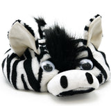 Plush Zebra Hat with Mane and Tail - Includes Charm Accessory - Pet Sizes XS to XL - Daisey's Doggie Chic