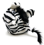 Plush Zebra Hat with Mane and Tail - Includes Charm Accessory - Pet Sizes XS to XL - Daisey's Doggie Chic