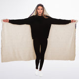 DVQ6-HMFYI Collage Burst Quotes Hooded Blanket Sherpa - AOP