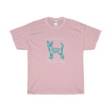 Chihuahua Pet Themed Crewneck T-Shirt - My My My Chihuahua logo  - Adult (Unisex) Sizes S,M,L,XL,2XL in 19 colors - Daisey's Doggie Chic