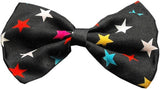 Super Fun & Festive Bow Tie for Small Dogs in Confetti Stars - Daisey's Doggie Chic