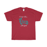 Corgi Themed Crewneck T-Shirt  Corgi-ally Playful logo -  Adult (Unisex) Sizes 3XL,4XL,5XL in 19 colors - Daisey's Doggie Chic