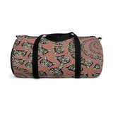 Exclusive Pet Art Duffel Bag- Cats Spirals and Swirls (shown in Cinnamon Kaleidoscope) - Choice of 9 Colors  - 2 Sizes - personalize - Daisey's Doggie Chic
