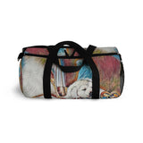 Exclusive Pet Art Duffel Bag - Candy Chef Dogs in the Kitchen - Season Everything with Love - Sizes S or L - personalize - Daisey's Doggie Chic