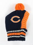 Chicago BEARS  NFL Official Licensed Ski Hat for Dogs in color Navy/Orange - Daisey's Doggie Chic