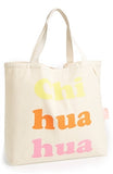 Romy & Jacob "Chi-hua-hua" Organic Designer Tote Bag in Color Multi - Daisey's Doggie Chic