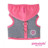Pinkaholic NY "Harper Pinka"  Hooded Harness Vest in 2 Colors- Hot Pink or Lime Green - Daisey's Doggie Chic