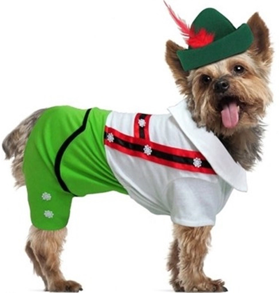 Oktoberfest Lederhosen Alpine Boy -  Dog Costume - Daisey's Doggie Chic