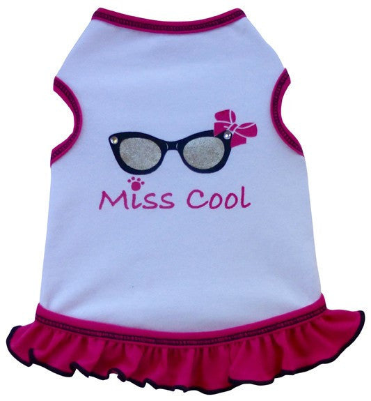 Miss COOL Tank Dress in color Pink - Daisey's Doggie Chic