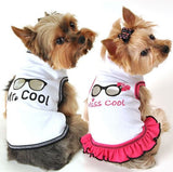 Miss COOL & Mr. COOL  Tank Tops - Daisey's Doggie Chic