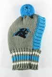 Carolina PANTHERS NFL Official Licensed Ski Hat for Dogs in color Blue/Gray - Daisey's Doggie Chic