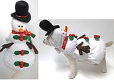 Snowman - Winter Wonderland Themed Dog's Costume - in White - Daisey's Doggie Chic