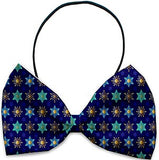 Happy Hanukkah - Holiday Themed Bowtie 2-Pack set with Charm Accessory for Dogs or Cats - Daisey's Doggie Chic