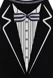 Formal Tuxedo T-Shirt in color Black - Daisey's Doggie Chic