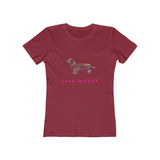 Dachshund Long on Love - Boyfriend Tee Shirt for Women - Available in 16 Colors - Sizes S,M,L,XL,2XL - Daisey's Doggie Chic