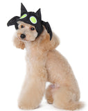 Spooky Bat Hat  "Glow in the Dark "  Hat for Dogs in color Black - Daisey's Doggie Chic