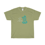 Yorkie pet Theme Crewneck T-Shirt - Rather Go Yorkie-ling logo - Adult (Unisex) Sizes S,M,L,XL,2XL in 19 colors - Daisey's Doggie Chic