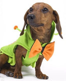 Speckled Green Caterpillar Costume Suit for Dogs - Daisey's Doggie Chic