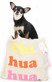 Romy & Jacob "Chi-hua-hua" Organic Designer Tote Bag in Color Multi - Daisey's Doggie Chic