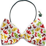 Cowboy Hats & Sombreros  - Fun Party Themed Bowtie 2-Pack set with Charm Accessory for Dogs or Cats - Daisey's Doggie Chic
