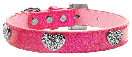 Crystal Hearts Ice Cream Collar in color Pink - Daisey's Doggie Chic