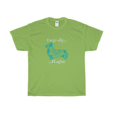 Corgi Themed Crewneck T-Shirt  Corgi-ally Playful logo -  Adult (Unisex) Sizes 3XL,4XL,5XL in 19 colors - Daisey's Doggie Chic