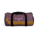 Exclusive Pet Art Duffel Bag - Long Day - Dachshund Spectacle Stripes - Dog Theme Bag - 2 Sizes S or L - personalize - Daisey's Doggie Chic