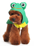 Froggie Hoodie Raincoat for Dogs in Color Bright Green - Daisey's Doggie Chic