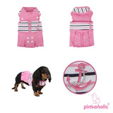 Pinkaholic NY "Middy Flirt Harness Dress" in 2 colors - Daisey's Doggie Chic