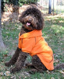 Fleece Lined Sport Sweatshirt Hoodie for Dogs in Color Bright Orange - Daisey's Doggie Chic