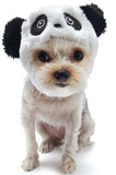 Plush Panda Bear Hat for Dogs - Sizes XS to XL - Daisey's Doggie Chic