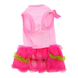 Pink Flamingo & Palm Tulle Skirted Party Dress - Daisey's Doggie Chic