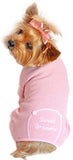 Sweet Dreams Long John Thermal Pajamas in color Pink - Daisey's Doggie Chic