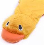 Yellow Duckie Duck Themed Raincoat for Dogs - Daisey's Doggie Chic
