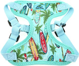 Wrap-Snap-n-Go  Choke-Free Harness in Surfboard Palms Print - Daisey's Doggie Chic